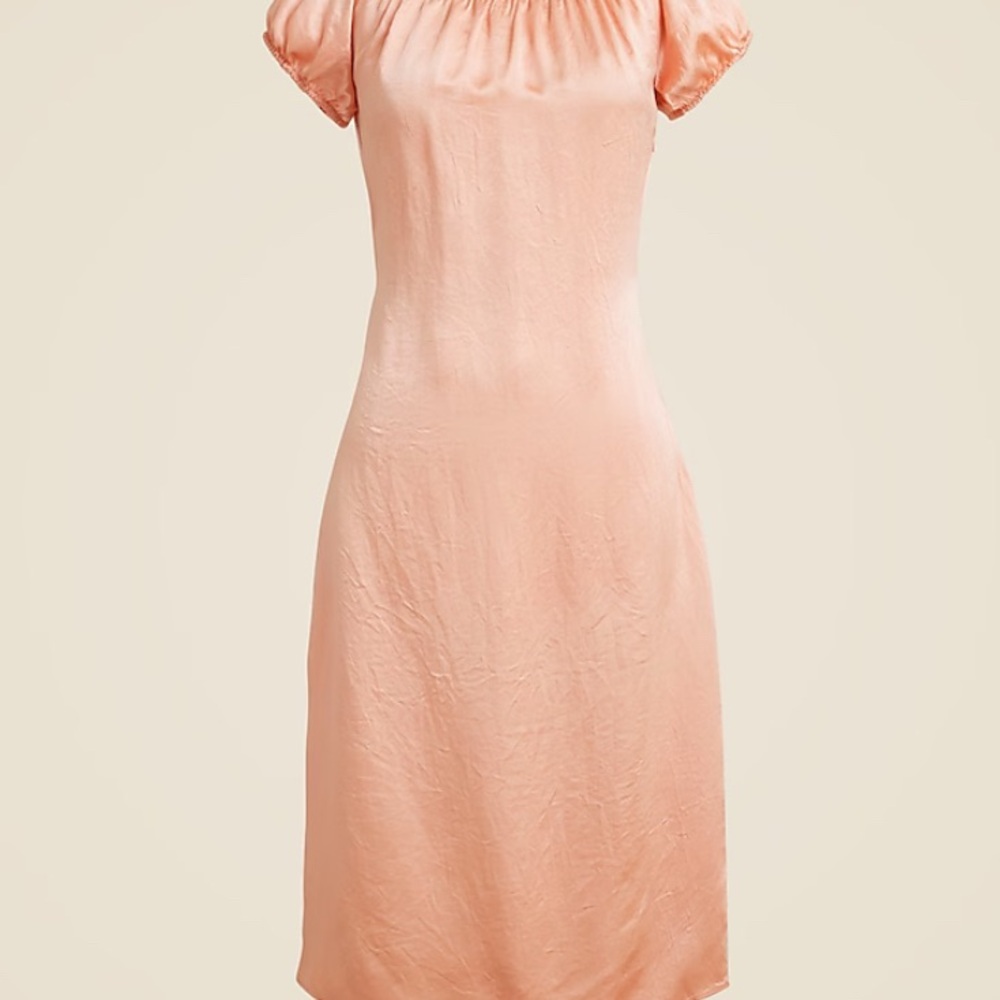 Elegant Peach Off-Shoulder dress by J Crew NWT